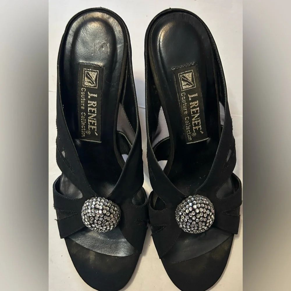 J. Renee’ Couture Collection Black Rhinestone evening shoes size 7.5N
Bin 24